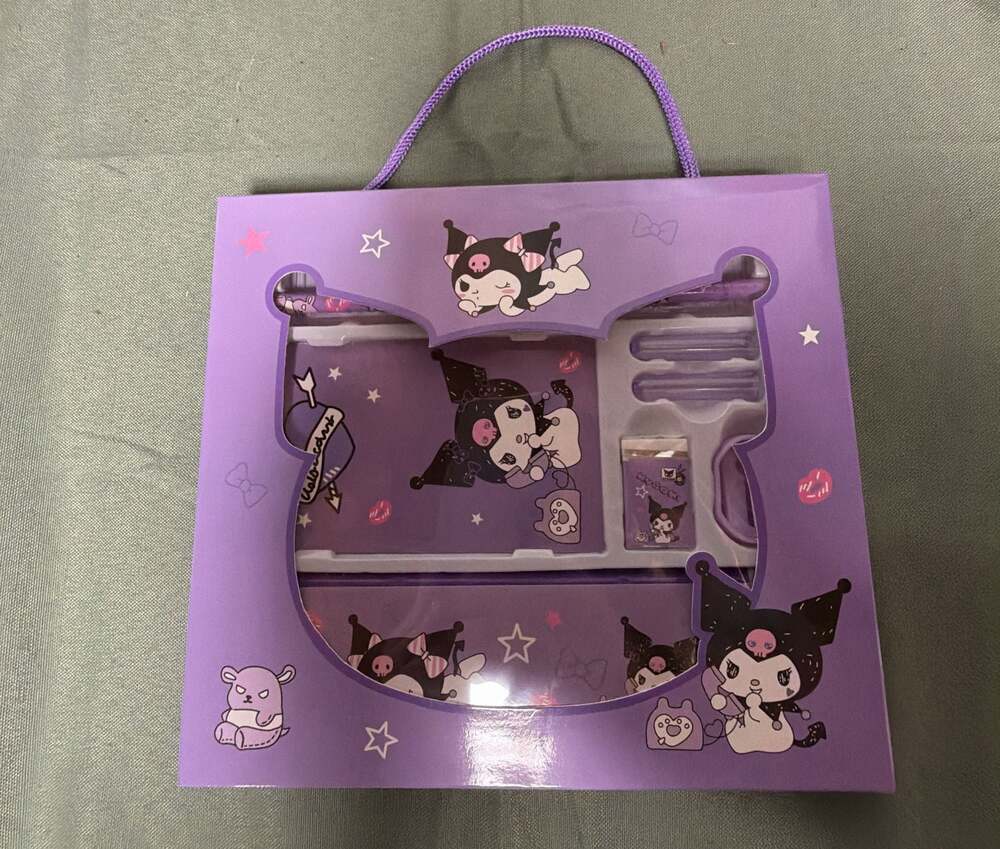 Sanrio Kuromi Cartoon Style Stationery Gift Set
